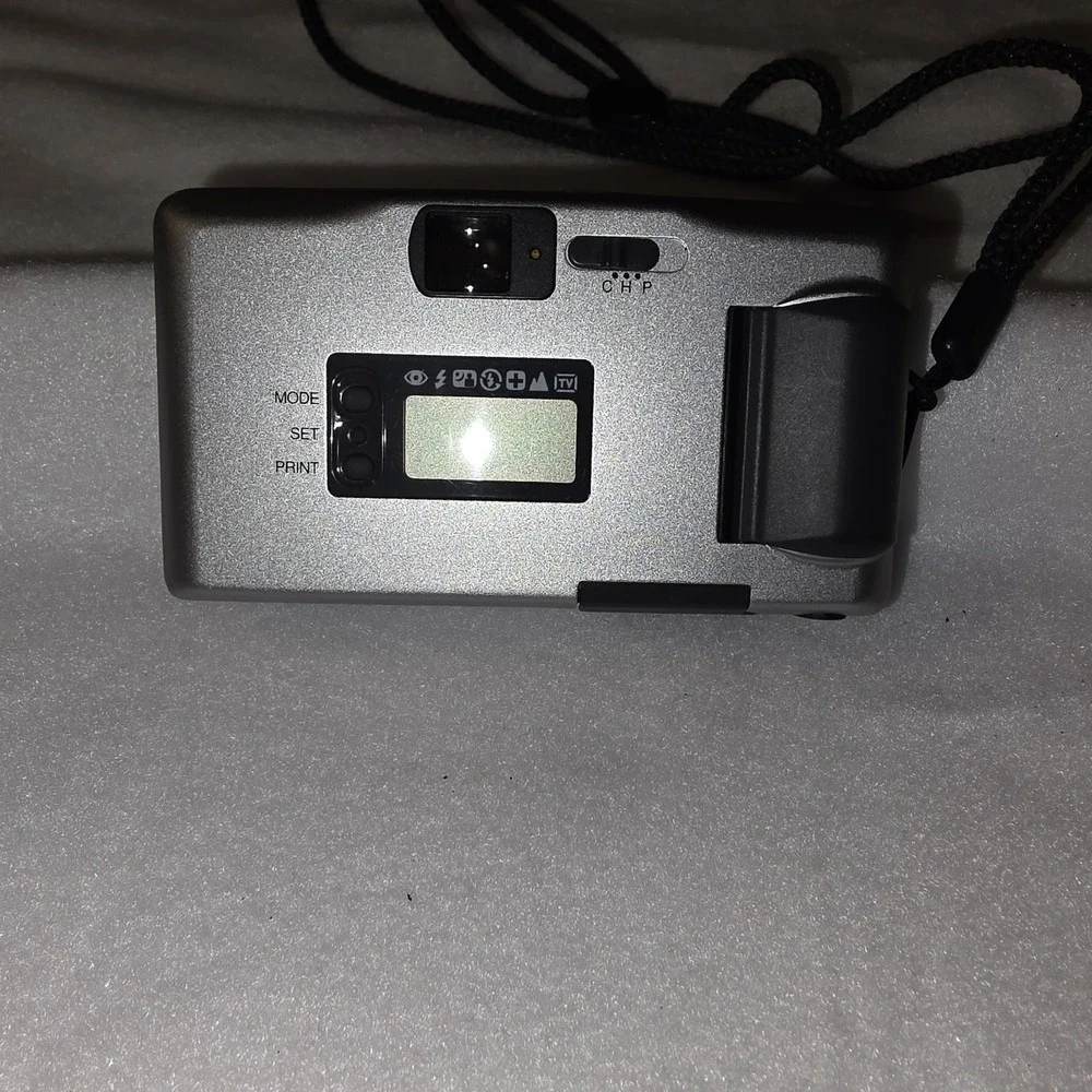 Konica BM-S 100 Super Big Mini APS Film Camera - Silver - 28mm f/3.5 Lens + Case